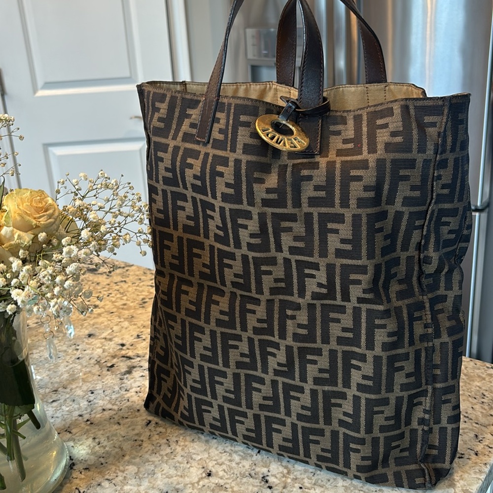 FENDI zucca roll tote - Picture 8 of 10